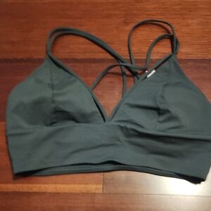lululemon athletica Strappy Sports Bra - Forest Green